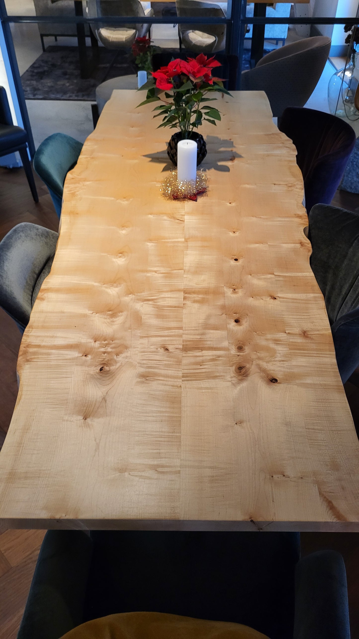 Tisch - Die Baumkante aus Berg-Ahorn
