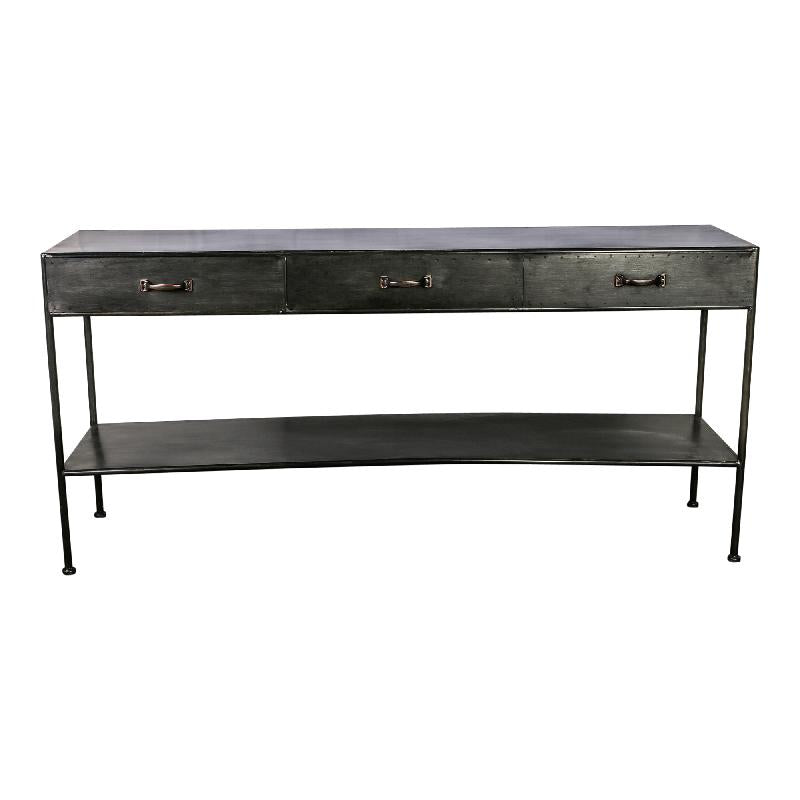 Regal - metal black sidetable