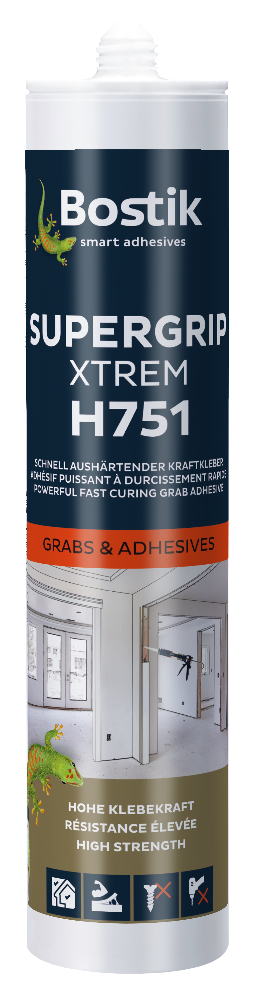 Montagekleber H751 Supergrip Xtrem